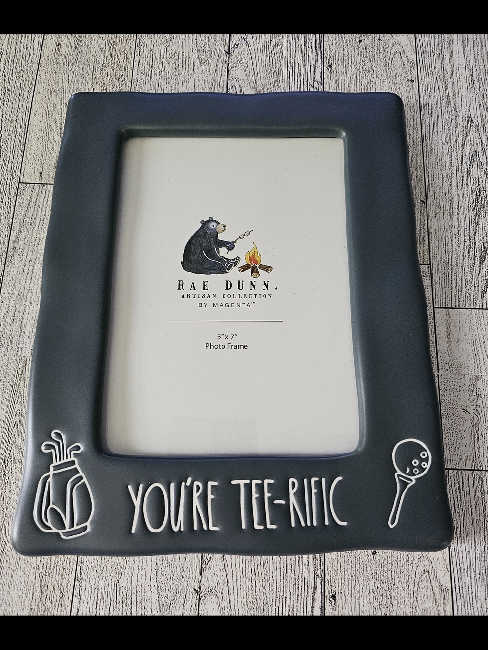 Rae Dunn "You're Tee-Rific" Golf Photo Frame - Slate Gray
